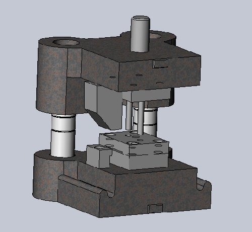 نقشه _ قالب برش در نرم افزار سالید ورکز  (solid works) 