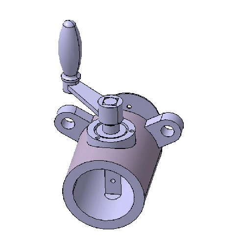 نقشه _ شیر تاسیساتی در کتیا (catia)