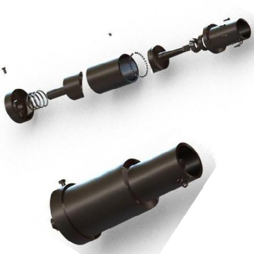 نقشه _ دستگاه کله زنی برای ساخت چرخدنده های داخلی و  جا خار ها (در سالید ورکز)