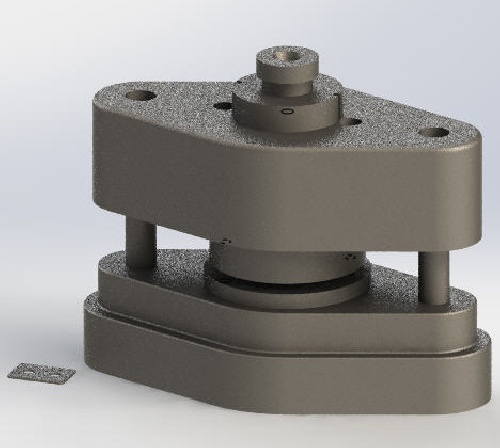 نقشه _ قالب برش ورق در نرم افزار سالید ورکز (solid works) 