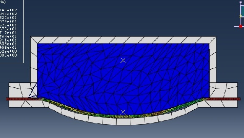 پروژه آباکوس - تجزیه تحلیل نمونه قالب شکل دهی انفجاری در نرم افزار ABAQUS 