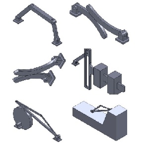 نقشه _ مجموعه مکانیزم های دینامیک ماشین در نرم افزار سالید ورکز (solid works) 