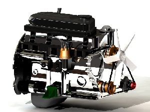 نقشه _ پوسته موتور خودرو در نرم افزار سالید ورکز (Solid  works) 